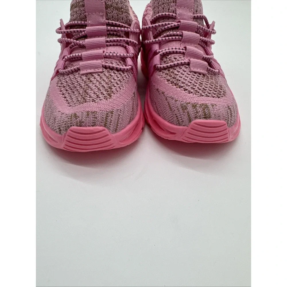 Kids Sneakers Girls Running Shoes Lightweight Outdoor Tennis Shoes 10 Pink New